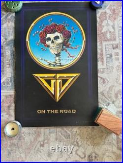 Grateful Dead On The Road 1978 Kelley Mouse GDP Skull Roses Poster 18.5x22