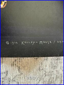 Grateful Dead On The Road 1978 Kelley Mouse GDP Skull Roses Poster 18.5x22 Grateful Dead On The Road 1978 Kelley Mouse GDP Skull Roses Poster 18.5x22