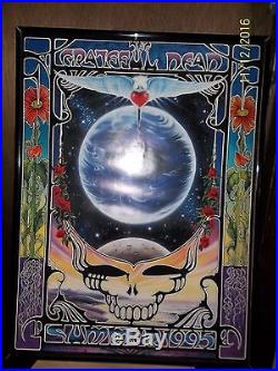 Grateful Dead Original 1995 Final Tour Poster Framed
