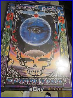 Grateful Dead Original 1995 Final Tour Poster Framed POSTER ONLY
