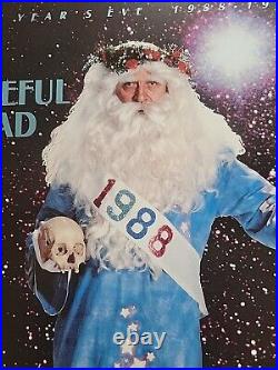 Grateful Dead Original Concert Poster From New Year's Eve 1988! Father Time BG