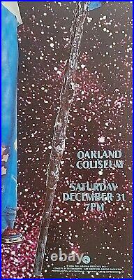 Grateful Dead Original Concert Poster From New Year's Eve 1988! Father Time BG