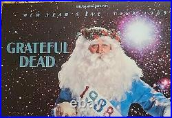 Grateful Dead Original Concert Poster From New Year's Eve 1988! Father Time BG