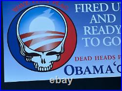 Grateful Dead Original Concert Poster for Barack Obama Fundraiser
