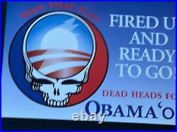 Grateful Dead Original Concert Poster for Barack Obama Fundraiser