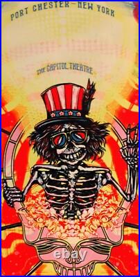 Grateful Dead PHIL LESH AND FRIENDS VELVET BLACKLIGHT AP 3/15 RARE VERSION