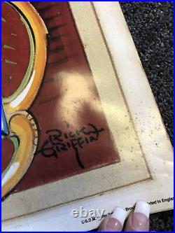 Grateful Dead POSTER Europe 1990 Tour Rick Griffin 39x27