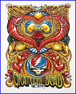 Grateful Dead POSTER PRINT -They Love Each Other- Aj Masthay 2019