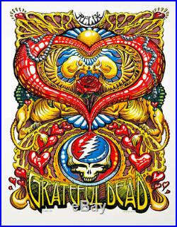 Grateful Dead POSTER PRINT -They Love Each Other- Aj Masthay 2019