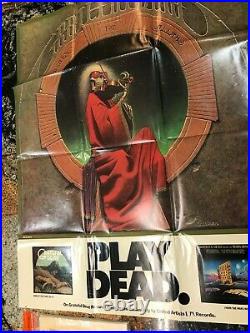 Grateful Dead Play Dead Blues For Allah Vintage Album Promo Poster Mint