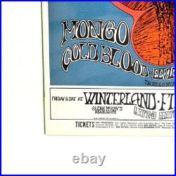 Grateful Dead Postcard Jefferson Airplane Original Fillmore 1969 BG 171-1 B. O. L