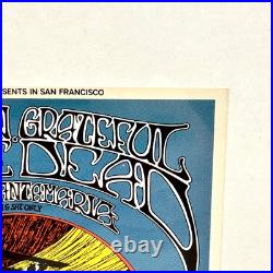 Grateful Dead Postcard Jefferson Airplane Original Fillmore 1969 BG 171-1 B. O. L