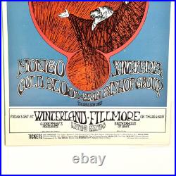 Grateful Dead Postcard Jefferson Airplane Original Fillmore 1969 BG 171-1 B. O. L
