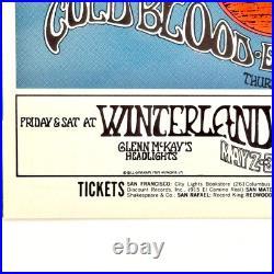 Grateful Dead Postcard Jefferson Airplane Original Fillmore 1969 BG 171-1 B. O. L