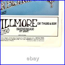 Grateful Dead Postcard Jefferson Airplane Original Fillmore 1969 BG 171-1 B. O. L