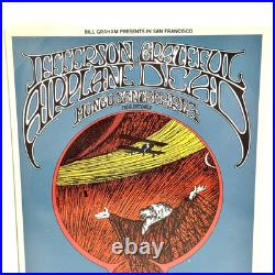Grateful Dead Postcard Jefferson Airplane Original Fillmore 1969 BG 171-1 B. O. L