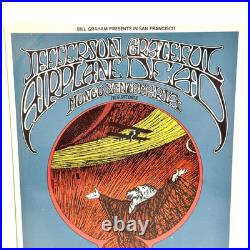 Grateful Dead Postcard Jefferson Airplane Original Fillmore 1969 BG 171-1 B. O. L