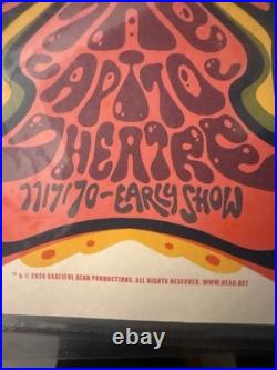 Grateful Dead Poster 1970 Capitol Theatre Port Chester NY Drew Millward Tribute