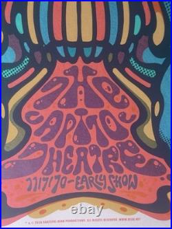 Grateful Dead Poster 1970 Capitol Theatre Port Chester NY Drew Millward Tribute