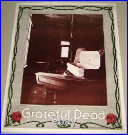 Grateful Dead Poster 1970's Parking Lot Bootleg Bugbear Productions 19x14 RARE