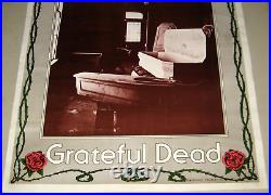 Grateful Dead Poster 1970's Parking Lot Bootleg Bugbear Productions 19x14 RARE