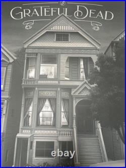 Grateful Dead Poster 710 Asbury By Nicholas Moegly Silk Screen Print Signed A/P