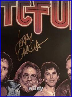 Grateful Dead Poster Autographed By Jerry Garcia