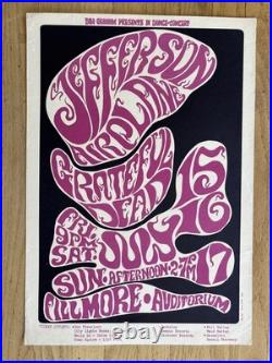 Grateful Dead Poster B. G. 17 1st Print