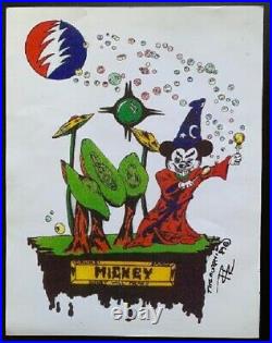Grateful Dead Poster Disney Will Freak by Murph 1989