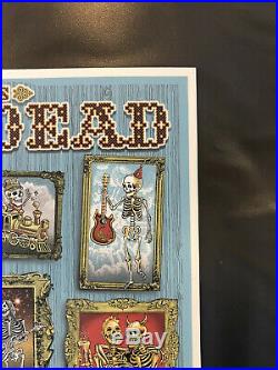 Grateful Dead Poster Emek Artist Edition Of 150 S/N Mint On Pearl Paper