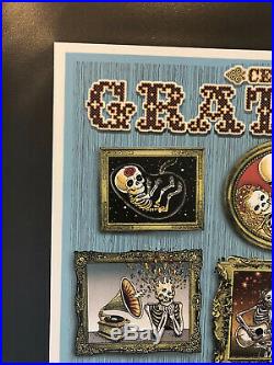 Grateful Dead Poster Emek Artist Edition Of 150 S/N Mint On Pearl Paper