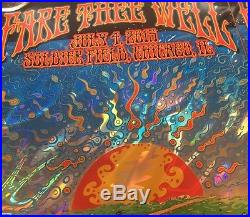 Grateful Dead Poster FARE THEE WELL poster Chicago Soldier Field Mike DuBois