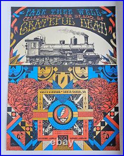 Grateful Dead Poster Fare Thee Well 2015 Justin Helton Signed Poster? Serigraph