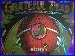 Grateful Dead Poster Fare Thee Well 2015 Soldier Field Ltd Ed Foil Justin Helton