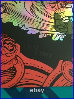 Grateful Dead Poster Fare Thee Well 2015 Soldier Field Ltd Ed Foil Justin Helton