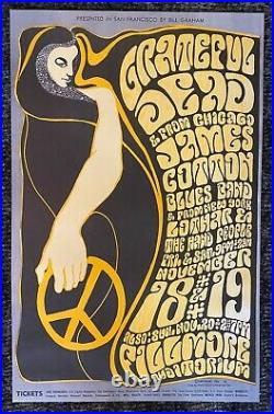 Grateful Dead Poster Fillmore Auditorium Nov 8, 1966