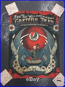 Grateful Dead Poster GD50 Chicago, IL 2015 Signed And Numbered MINT