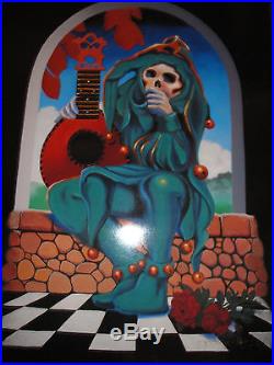 Grateful Dead Poster'Jester' Stanley Mouse Alton Kelly Signed