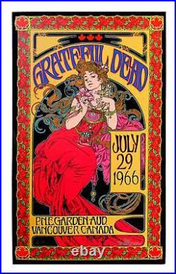 Grateful Dead Poster July 1966/2016 Record Store Day Edition AP Signed Bob Masse