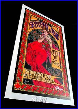 Grateful Dead Poster July 1966/2016 Record Store Day Edition AP Signed Bob Masse