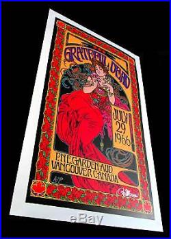 Grateful Dead Poster July 1966 Record Store Day Edition AP Signed by Bob Masse