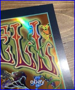 Grateful Dead Poster Mike DuBois Fare Thee Well Foil Hologram Art Golden Road 50