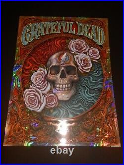 Grateful Dead Poster Moon Lava Foil Edition NC Winters Signed Screen Print