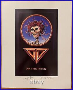 Grateful Dead Poster On The Road Signed by Stanly Mouse & Alton Kelley of 2500