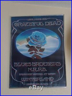 Grateful Dead Poster / Print. Winterland Tour. San Francisco