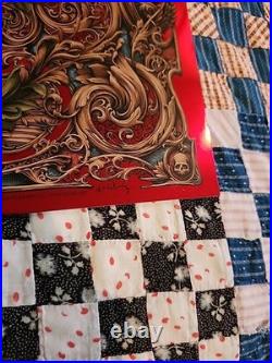 Grateful Dead Poster Red Foil Edition NC Winters Signed Screen Print #/40 TRPS