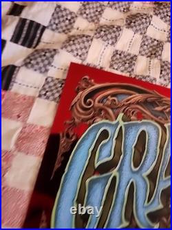 Grateful Dead Poster Red Foil Edition NC Winters Signed Screen Print #/40 TRPS