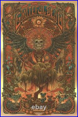 Grateful Dead Poster, St. Stephen, Gold Foil, Luke Martin/Suburban Avenger