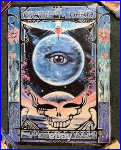Grateful Dead Poster Summer Tour 1995 Eyes Of The World Richard Biffle READ