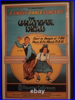 Grateful Dead Poster Titled A Swell Dance Concert Signed & Numbered Grateful Dead Poster Titled A Swell Dance Concert Signed & Numbered